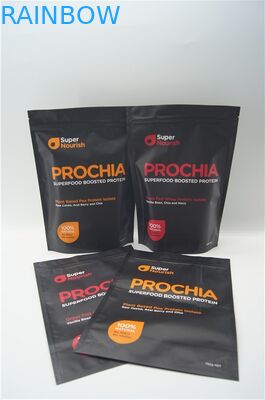 Ματ τυπωμένες τσάντα σκονών ορρού γάλακτος αργιλίου πρωτεϊνικές/στάση φύλλων αλουμινίου αργιλίου επάνω στις σακούλες φερμουάρ