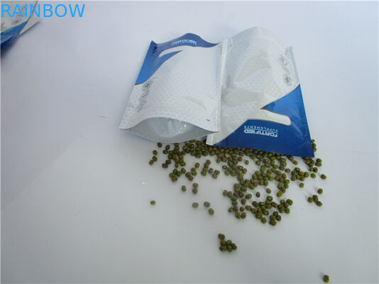 Επαναχρησιμοποιήσιμη τσάντα συσκευασίας τροφίμων φερμουάρ διατροφής σκονών ορρού γάλακτος πρωτεϊνική