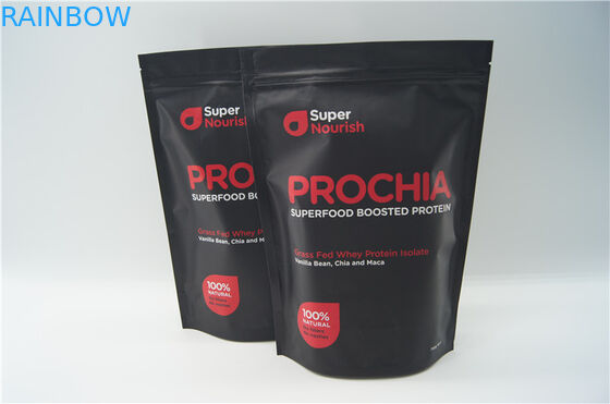 Υψηλός - στάση διατροφής φύλλων αλουμινίου ποιοτικού αργιλίου που συσκευάζει επάνω την τσάντα με το φερμουάρ