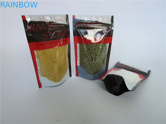 Τυπωμένη συνήθεια πλαστική Gummy συσκευάζοντας τσάντα φασολιών καραμελών/ζελατίνας με το παράθυρο