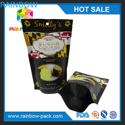 Τυπωμένη η μεταλλίνη στάση φύλλων αλουμινίου αργιλίου προσάρμοσε επάνω συσκευάζοντας τσάντα τσαγιού λογότυπων την πράσινη τυπωμένη με τις εγκοπές φερμουάρ και δακρυ'ων