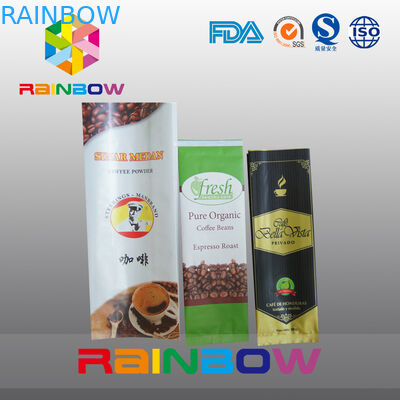 12oz άσπρη δευτερεύουσα Gusset συσκευάζοντας τσάντα καφέ με τη βαλβίδα/την εκτύπωση συνήθειας