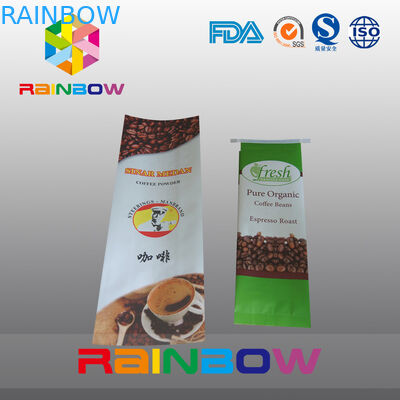 12oz άσπρη δευτερεύουσα Gusset συσκευάζοντας τσάντα καφέ με τη βαλβίδα/την εκτύπωση συνήθειας