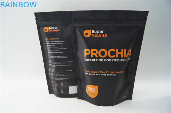 καφετιά τσάντα εγγράφου της Kraft τσαντών συσκευασίας τροφίμων φερμουάρ cOem 600g 1kg με το παράθυρο/το φερμουάρ