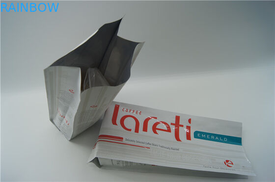 Gusset Customzied δευτερεύουσες συσκευάζοντας τσάντες καφέ για τον επίγειο καφέ με τη βαλβίδα