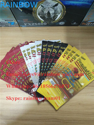 Χρυσή αρσενική συσκευασία φουσκαλών καρτών χαπιών αυξήσεων PremierZen στο απόθεμα με την τρισδιάστατη επίδραση