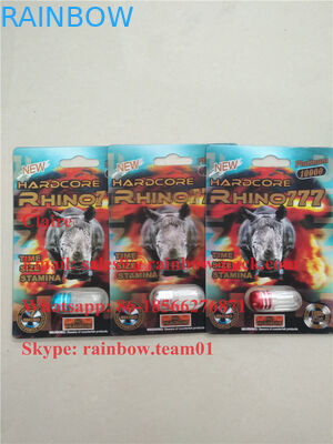 Τοπ-εκτιμημένη τρισδιάστατη συσκευασία χαπιών φύλων ρινοκέρων/αρσενική κάρτα συσκευασίας χαπιών αυξήσεων/τρισδιάστατη κάρτα συσκευασίας φουσκαλών