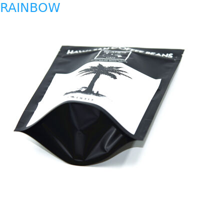 Πλαστικές σακούλες φύλλων αλουμινίου αργιλίου συνήθειας που συσκευάζουν, στάση 300g επάνω στις τσάντες καφέ με τη βαλβίδα