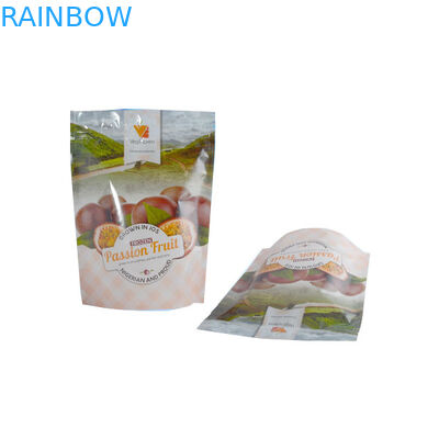 Ziplock πρόχειρων φαγητών πλαστικές σακούλες στάσεων επάνω που συσκευάζουν για ξηρό - συσκευασία φρούτων