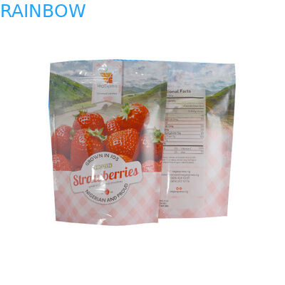 Ziplock πρόχειρων φαγητών πλαστικές σακούλες στάσεων επάνω που συσκευάζουν για ξηρό - συσκευασία φρούτων