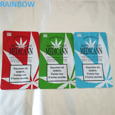 Οι σπόροι φοντάν Thc Cbd θερμαίνουν τις Sealable πλαστικές τσάντες, σακούλι φύλλων αλουμινίου αργιλίου για Cbd Gummy