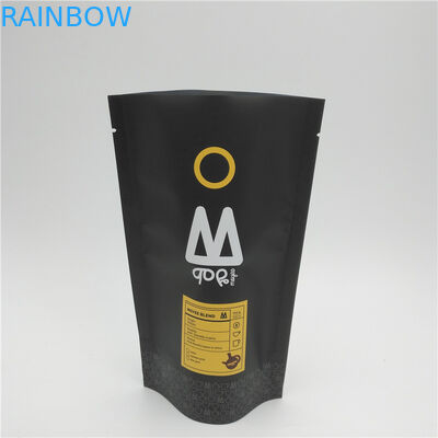 Βιοδιασπάσιμο γραμμάριο τσαντών 500 συσκευασίας φασολιών καφέ της Αιθιοπίας 16 Oz με το φερμουάρ