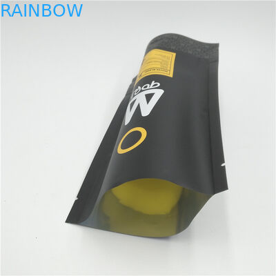 Βιοδιασπάσιμο γραμμάριο τσαντών 500 συσκευασίας φασολιών καφέ της Αιθιοπίας 16 Oz με το φερμουάρ