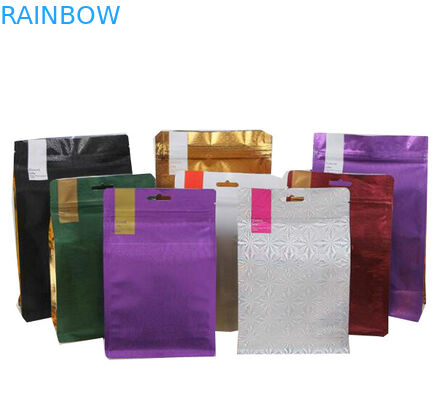 Χονδρική αργιλίου φύλλων αλουμινίου κασσίτερου τσάντα κατώτατου καφέ φραγμών δεσμών επίπεδη συσκευάζοντας με την εξαέρωση της βαλβίδας 500g 1kg