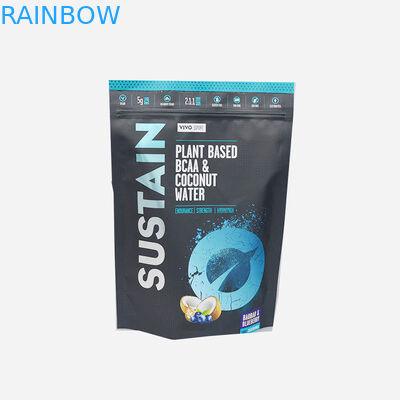 Η Sealable σύνθετη στάση εκτύπωσης λογότυπων θερμότητας εργοστασίων της Κίνας προσάρμοσε επάνω τη σακούλα 1kg 500g τσαντών τσαγιού καφέ τροφίμων φύλλων αλουμινίου με Zipp