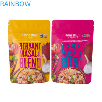 προσαρμοσμένη στάση επάνω στις πλαστικές τσάντες πρόχειρων φαγητών καρυδιών βαθμού τροφίμων τσαντών φερμουάρ σακουλών