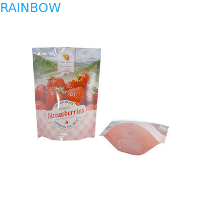 προσαρμοσμένη στάση επάνω στις πλαστικές τσάντες πρόχειρων φαγητών καρυδιών βαθμού τροφίμων τσαντών φερμουάρ σακουλών