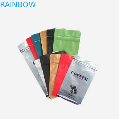 resealable πλαστικές σακούλες 1lb 2lb 3lb που συσκευάζουν τη στάση φερμουάρ επάνω στη σακούλα φύλλων αλουμινίου