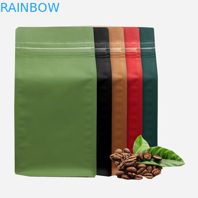 Sealable σύνθετη στάση θερμότητας επάνω στην τσάντα τσαγιού καφέ τροφίμων φύλλων αλουμινίου με το φερμουάρ 1kg 500g