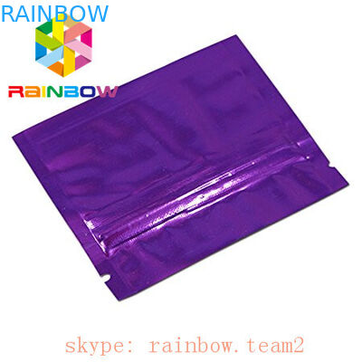 η ζωηρόχρωμη πλευρά 3 σφράγισε το επίπεδο μίνι mylar τσάι κάνναβης τσαντών 1g φύλλων αλουμινίου/το συσκευάζοντας σακούλι λουλουδιών leaft