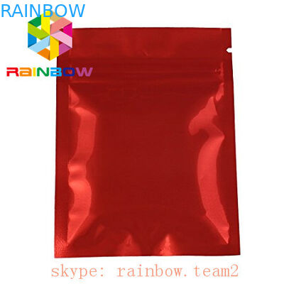 Οι σαφείς χρυσές mylar ziplock σακούλες φύλλων αλουμινίου αλουμινίου για τη συσκευασία φύλλων τσαγιού/τη μίνι πλευρά 3 σφράγισαν το σακούλι