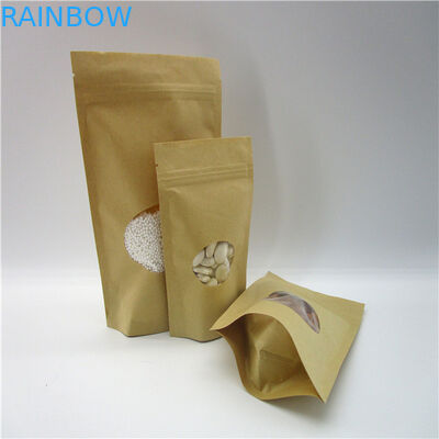 Ωοειδείς διαμορφωμένες προσαρμοσμένες τσάντες εγγράφου/πρωτεϊνική συσκευάζοντας σακούλα σκονών ρυζιού