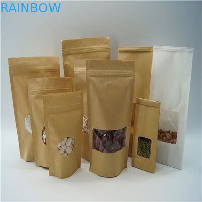 Ωοειδείς διαμορφωμένες προσαρμοσμένες τσάντες εγγράφου/πρωτεϊνική συσκευάζοντας σακούλα σκονών ρυζιού