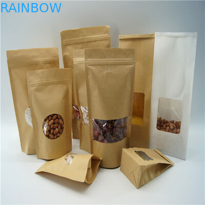 Ωοειδείς διαμορφωμένες προσαρμοσμένες τσάντες εγγράφου/πρωτεϊνική συσκευάζοντας σακούλα σκονών ρυζιού