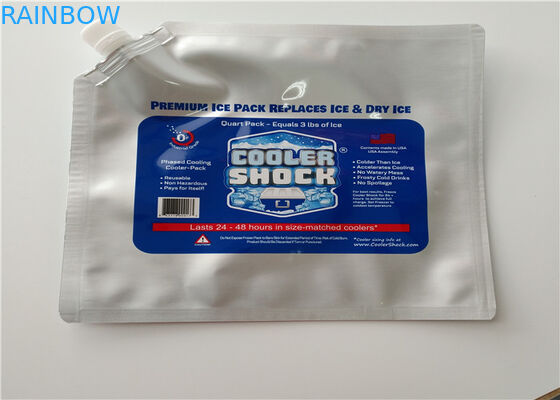 Υπεραγορών θαλασσινών μονωμένη πιό δροσερή τσάντα φύλλων αλουμινίου αργιλίου φρούτων μίας χρήσης/τσάντα πάγου