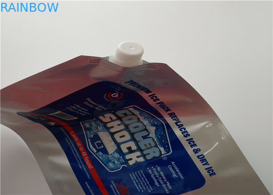 Υπεραγορών θαλασσινών μονωμένη πιό δροσερή τσάντα φύλλων αλουμινίου αργιλίου φρούτων μίας χρήσης/τσάντα πάγου