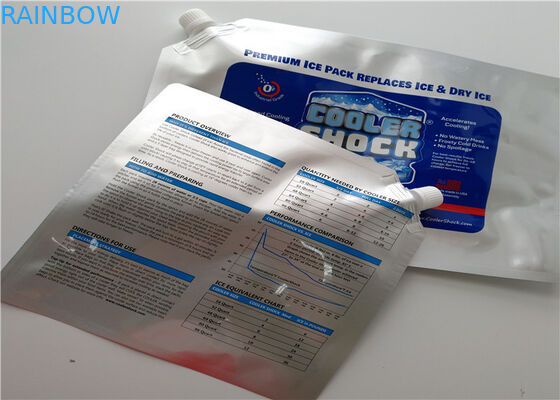 Υπεραγορών θαλασσινών μονωμένη πιό δροσερή τσάντα φύλλων αλουμινίου αργιλίου φρούτων μίας χρήσης/τσάντα πάγου