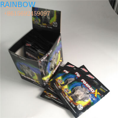 Το λογότυπο προσάρμοσε τις πλαστικές σακούλες που συσκευάζουν wWith το φερμουάρ για τα χάπια η συσκευάζοντας τσάντα κλειδαριών φερμουάρ