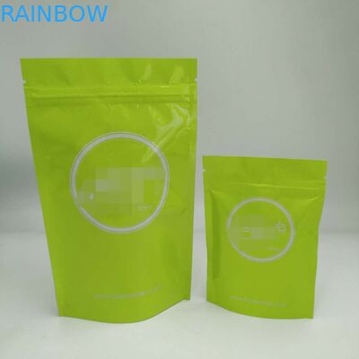 Μόνο φύλλο αλουμινίου αργιλίου τσαντών πλαστικών σακουλών φερμουάρ σφραγίδων FDA με τα φωτεινά χρώματα