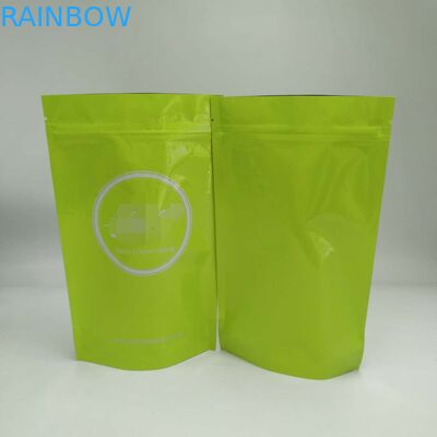 Μόνο φύλλο αλουμινίου αργιλίου τσαντών πλαστικών σακουλών φερμουάρ σφραγίδων FDA με τα φωτεινά χρώματα
