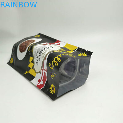 Η στάση τσιμπά επάνω την τσάντα που συσκευάζει τη δευτερεύουσα σφραγίδα τρία γύρω από τη γωνία με το φερμουάρ