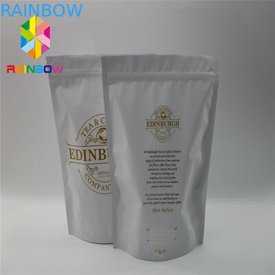 Τοποθετημένες σε στρώματα πλαστικές σακούλες φύλλων αλουμινίου αργιλίου που συσκευάζουν, συγκολλημένη στάση επάνω στις τσάντες με τη βαλβίδα