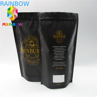 Τοποθετημένες σε στρώματα πλαστικές σακούλες φύλλων αλουμινίου αργιλίου που συσκευάζουν, συγκολλημένη στάση επάνω στις τσάντες με τη βαλβίδα