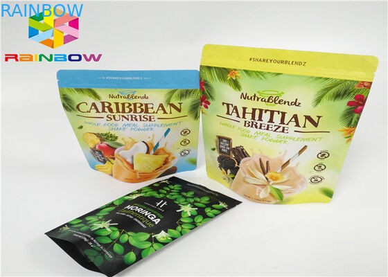 Πρωτεϊνική συσκευασία τσαντών σκονών ορρού γάλακτος/καθαρή σκόνη ορρού γάλακτος φύλλων αλουμινίου αργιλίου πρωτεϊνική που συσκευάζει Pags/τη στάση επάνω Ziplock στις τσάντες