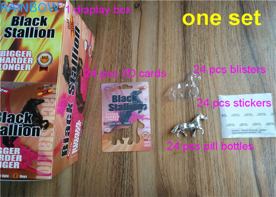 τρισδιάστατος τρελλός ρινόκερος 69 ρινόκερος 7 επίδρασης καψών φύλων χαπιών συσκευάζοντας κιβώτια χαπιών αυξήσεων καρτών αρσενικά και τρισδιάστατες κάρτες φουσκαλών/κιβώτιο