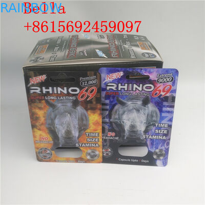 Συσκευασία καρτών φουσκαλών χαπιών φύλων EXtacy Hardsteel