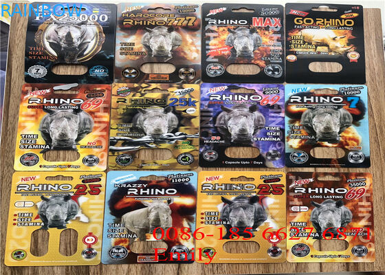 Κόκκινο πακέτο φουσκαλών Goldreallas που συσκευάζει την καυτή σφράγιση για φαρμακευτικό βιομηχανικό