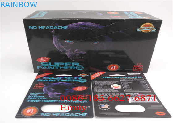 Κάρτα φουσκαλών ντυμένου εγγράφου που συσκευάζει τη στιλπνή ελασματοποίηση για τα σεξουαλικά χάπια αυξήσεων