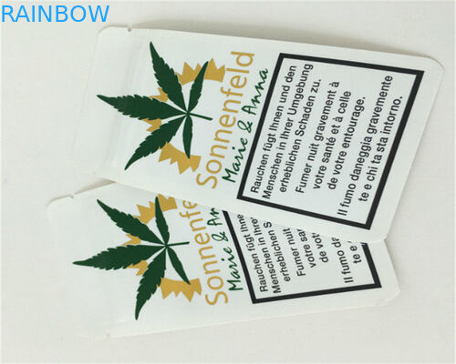 Σαφείς προσαρμοσμένες τσάντες εγγράφου μπροστινής πλευράς για τη σκόνη/την καραμέλα/τον καφέ