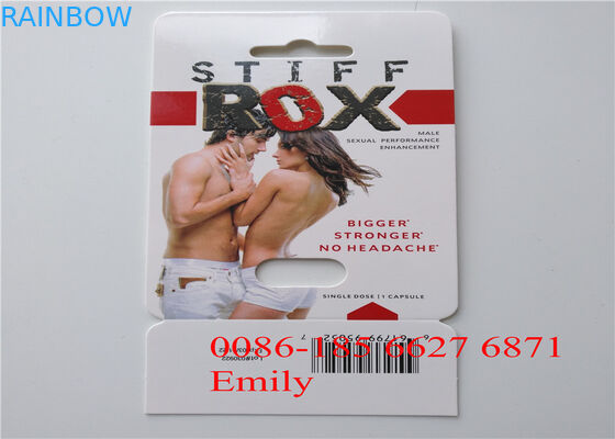 Κατάλληλη συσκευασία πακέτων φουσκαλών χαπιών ρινοκέρων με την επίδραση επιφάνειας αποτύπωσης σε ανάγλυφο