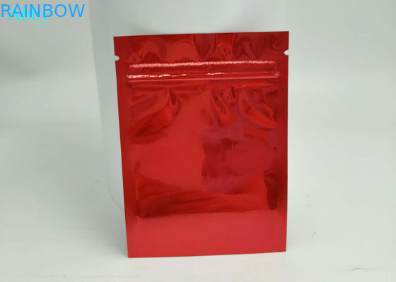 Επίπεδες πλαστικές σακούλες μορφής που συσκευάζουν τον ασφαλή βαθμό τροφίμων με τις εγκοπές δακρυ'ων