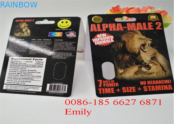 Συσκευασία καρτών φουσκαλών cOem για την ενίσχυση της ανώτατης συσκευασίας καψών ατόμων