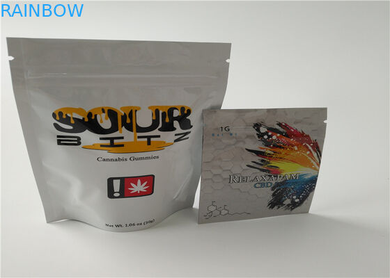 Gravure συσκευασίας θυμιάματος περάτωσης κουμπιών βοτανική εκτύπωση με την αεροστεγή σφραγίδα φερμουάρ