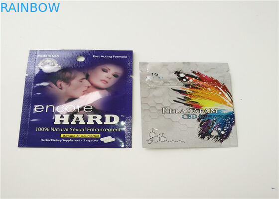 Gravure συσκευασίας θυμιάματος περάτωσης κουμπιών βοτανική εκτύπωση με την αεροστεγή σφραγίδα φερμουάρ