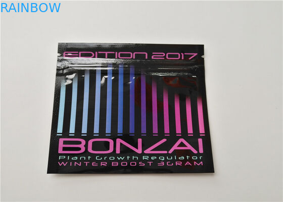 Gravure συσκευασίας θυμιάματος περάτωσης κουμπιών βοτανική εκτύπωση με την αεροστεγή σφραγίδα φερμουάρ