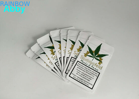 Δευτερεύον Gusset 10000 MOQ εμποδίων αερίου τσαντών φύλλων αλουμινίου αργιλίου εκτύπωσης χρυσό ματ